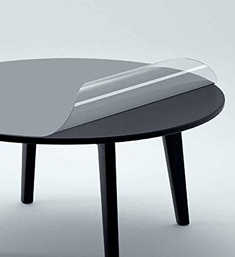 כיסוי שולחן עגול ברור, מגן שולחן פלסטיק עגול, כיסוי שולחן שולחן צלול עגול