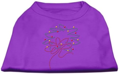 מוצרי חיות מחמד של מיראז ', חולצת הדפס ריינסטון של חטיבת חג המולד בגודל 14 אינץ