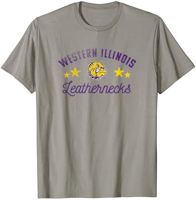 חולצת טריקו לוגו של אוניברסיטת אילינוי מערבית