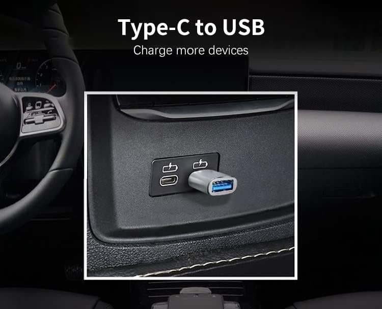 USB-C זכר ל- USB 3.1 מתאם נשי OTG USB-C לממיר מתאם USB, GEN 2-תואם ל- MacBook, Surface Surface ו-