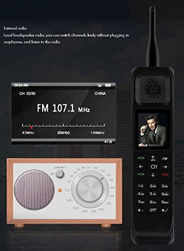 טלפון נייד טלפון סלולרי של SDFGH, כרטיסי SIM כפולים המתנה כפולה, טלפון נייד תואם Bluetooth עם רדיו FM, פנס
