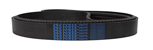 D&D PowerDrive 4R3VX850 חגורת V עם חגורה משובצת, גומי