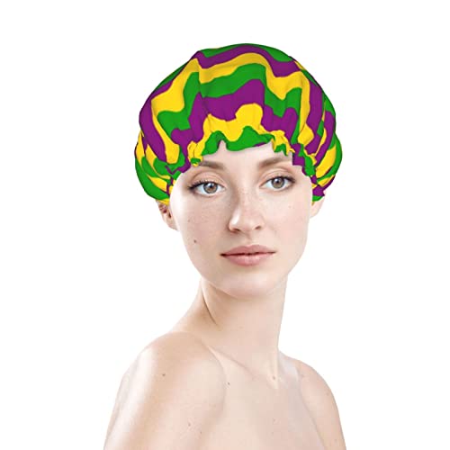 נשים לשימוש חוזר למתיחה שולי שיער כובע מרדי גרא גל שכבות כפול