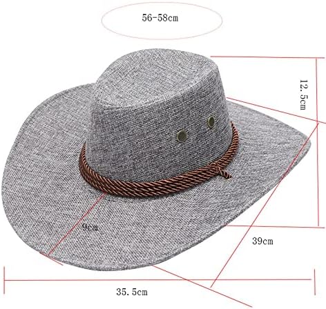 מבוגר סולידי קיץ מזדמן אופנה מערבי קאובוי שמש כובע רחב שולי נסיעות סאנה שמש כובע השמש של טיהור