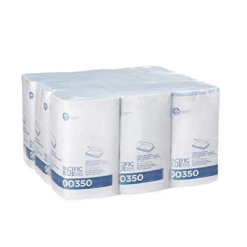 Pacific Blue Basic בסיסי- F-Fless מגבות נייר קדומות 2 שכבות מאת GP Pro; כְּחוֹל; 00350; 250 מגבות