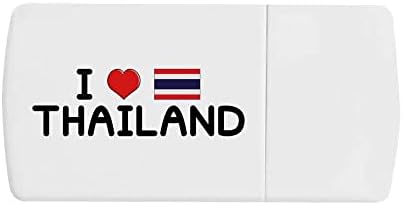 אזידה' אני אוהב את תאילנד ' קופסת גלולות עם ספליטר טאבלט