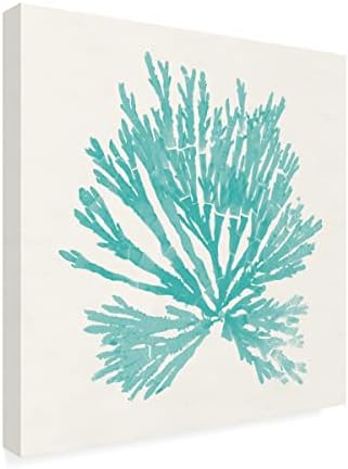 סימן מסחרי אמנות 'פסיפיק ים מוסוס II Aqua' אמנות בד מאת תיק תפוחים פראי 18x18