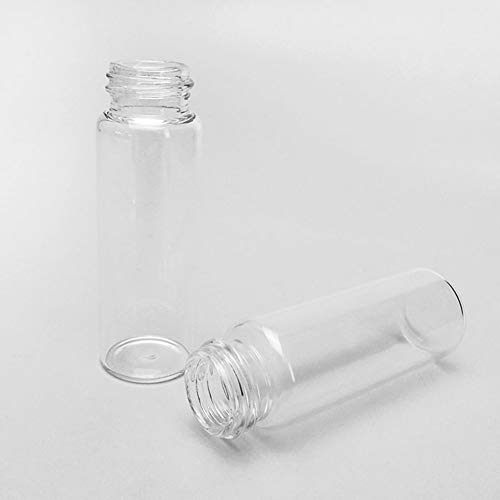 מעבדה של אדמס-בטא בקבוקי מחלקת, בקבוק סטנדרטי ברורה זכוכית, בורג GL20, 19 × 24 × 70 ממ, 20 מל קיבולת