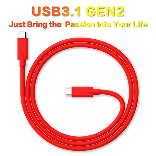 EasonUnunion USB C ל- USB C 3.1 כבל Gen 2 עם 100 וואט PD, העברת נתונים של 10 ג'יגה -ביט לשנייה