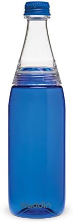 אלאדין פרסקו טוויסט ובקבוק מים, כחול, 0.6L