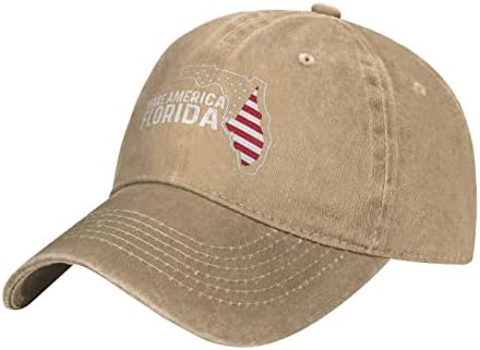אקשן ברך התפלל לכובע פלורידה הפוך את אמריקה כובע פלורידה לגברים אבא כובע מצחיק כובע מצחיק