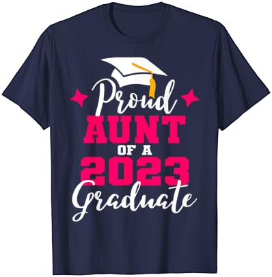 דודה סופר גאה משנת 2023 חולצת טריקו של מכללת משפחתית בוגרת