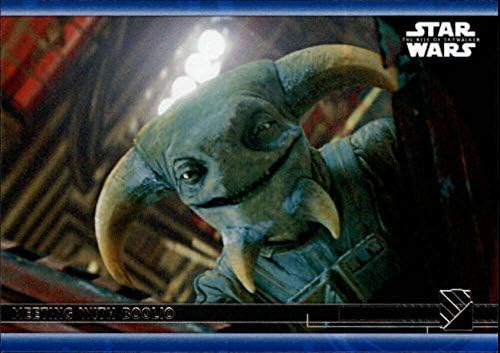 2020 Topps מלחמת הכוכבים העלייה של Skywalker Series 2 Blue 5 מפגש עם כרטיס מסחר בוליו