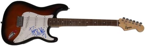 רוג 'ר ווטרס חתם על חתימה בגודל מלא פנדר גיטרה חשמלית א 'עם ג' יימס ספנס ג ' יי. אס. איי מכתב אותנטיות-פינק