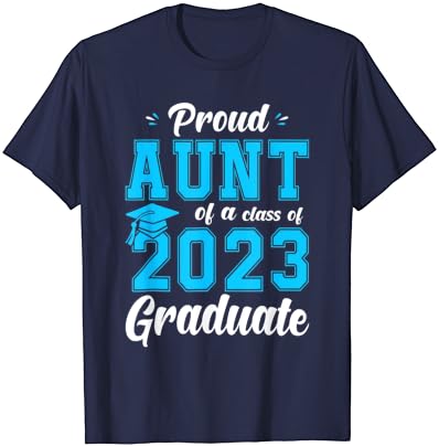 דודה גאה של כיתה של חולצת טריקו ללימודים בכירים של 2023
