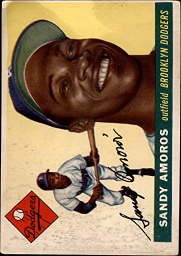 1955 Topps 75 Sandy Amoros Brooklyn Dodgers Dodgers