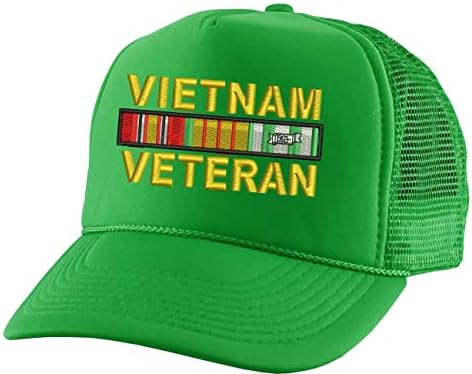 וייטנאם ותיק נהג משאית כובע רקום שירות כובע מתכוונן רקמת חייל כובע