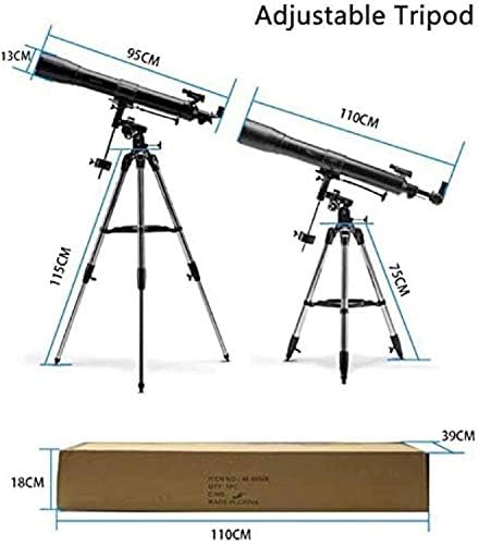 900/80 ממ מקצועי 270X רפלקטור טלסקופים מונוקולריים עם חצובה 3 עיניים ומחזיק טלפון היקף Finder, טלסקופ