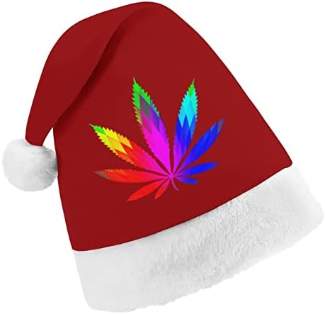 צבעוני עשב אמנות חג המולד כובע אישית סנטה כובע מצחיק חג המולד קישוטים