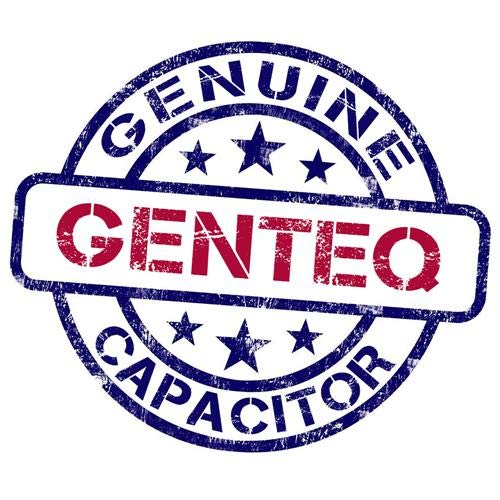 Genteq 97f9970-50 + 5 UF MFD 370 וולט VAC Genteq החלפת עגול כפול.