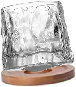 כוסות זכוכית קריסטל של ג'יזדר כוס, כוסות מטבח לקוקטייל, סט זכוכית ויסקי סיבוב לחתונות, מסעדות, ימי נישואין ברים