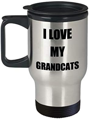 אני אוהב את ספל הנסיעות של Grandcat