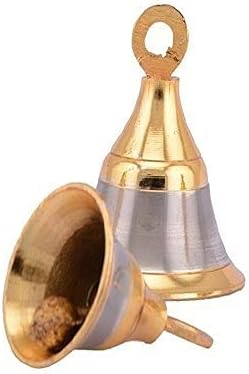 פליז סיימה את הפעמון המסורתי לעיצוב הבית של פוג'ה ומקדש -12 על ידי אספנות הודית